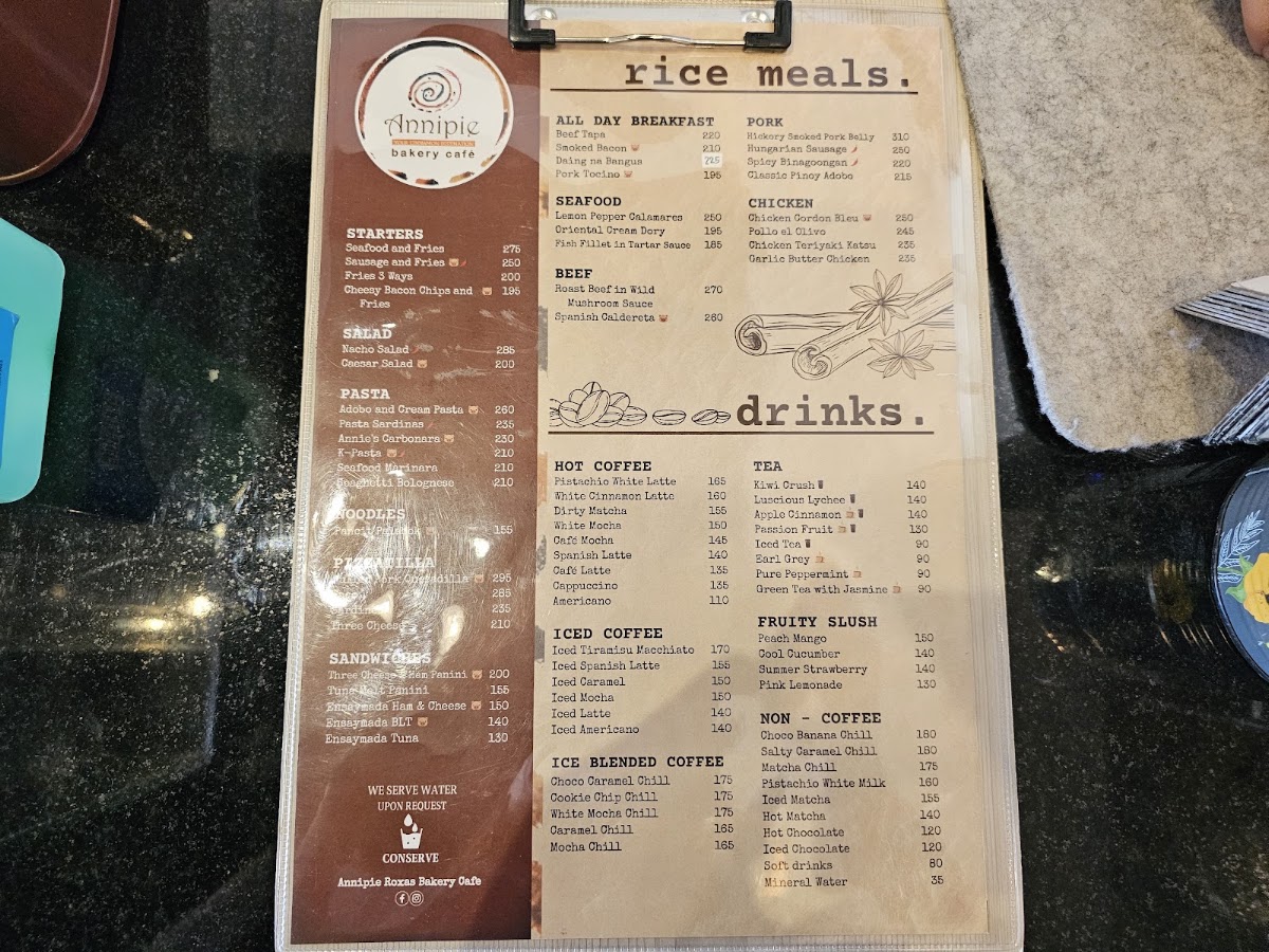 Annipie Roxas Menu 3