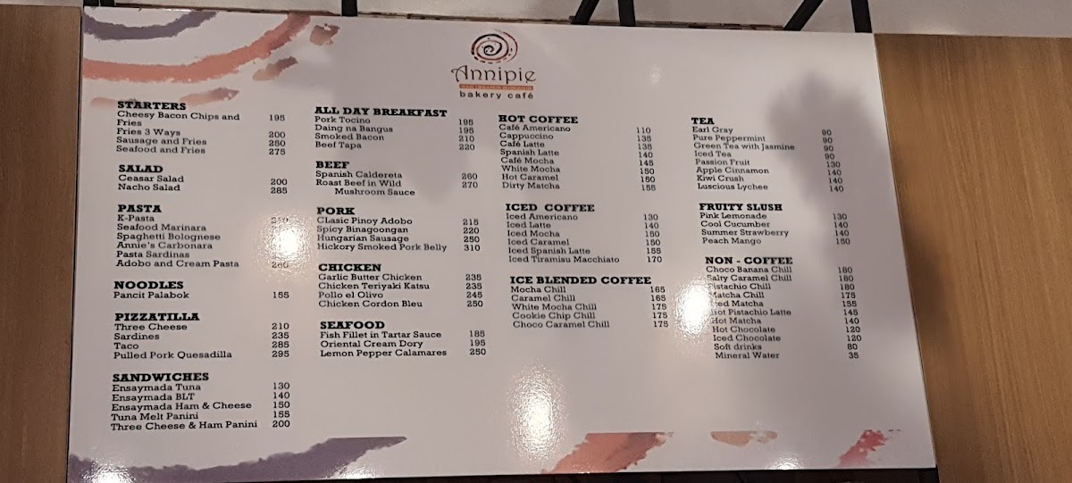 Annipie Roxas Menu 5