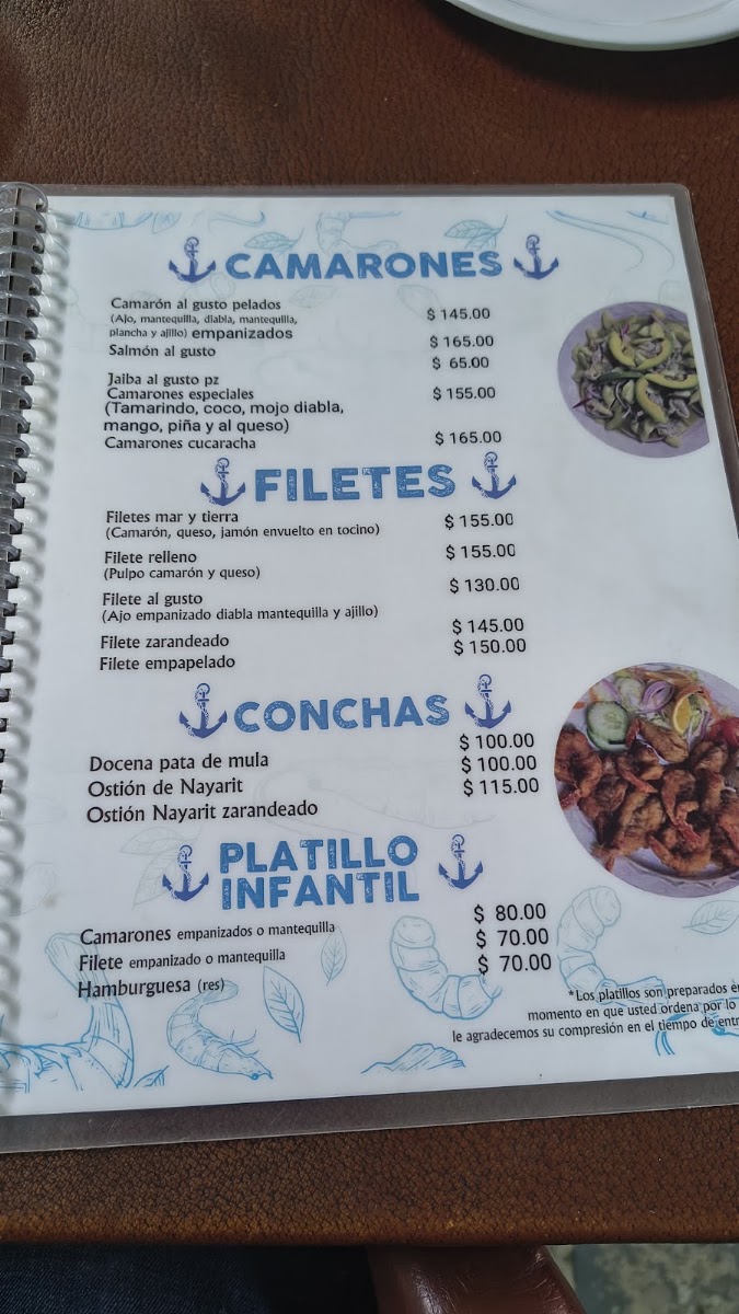 Mariscos Los Zarandeados de Don Chente Menu 10