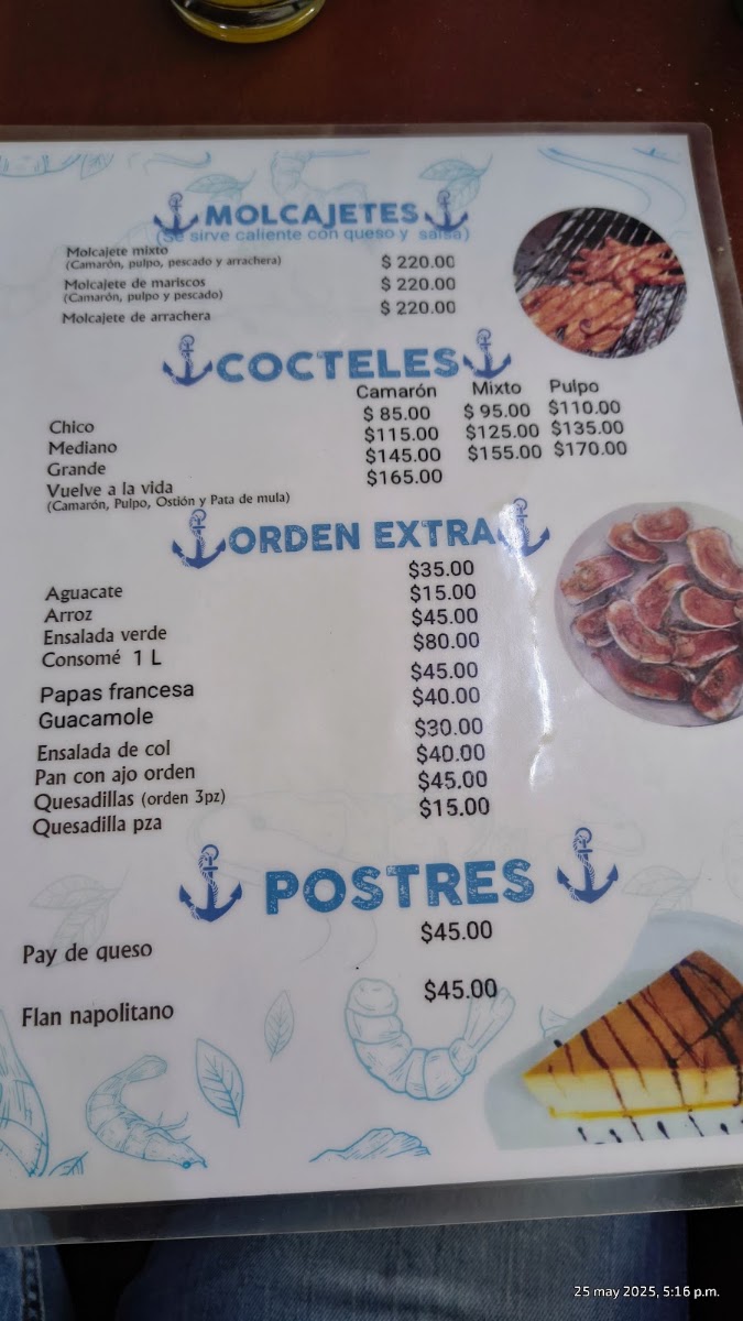 Mariscos Los Zarandeados de Don Chente Menu 6