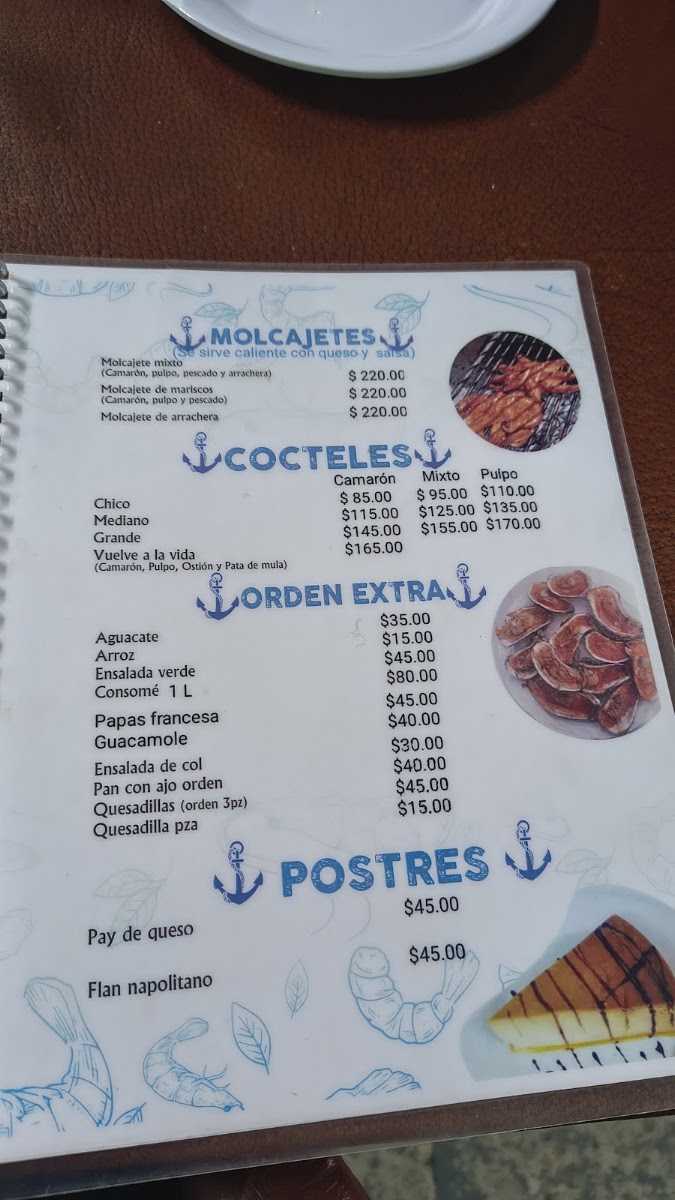Mariscos Los Zarandeados de Don Chente Menu 7