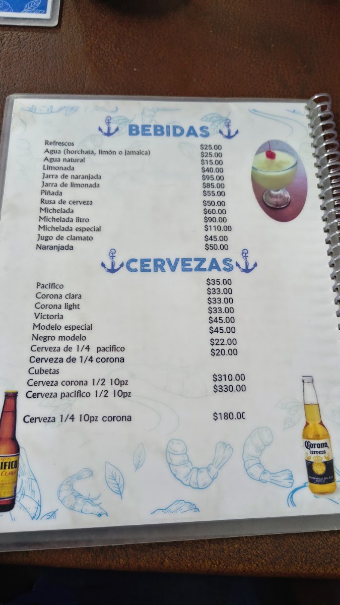 Mariscos Los Zarandeados de Don Chente Menu 9