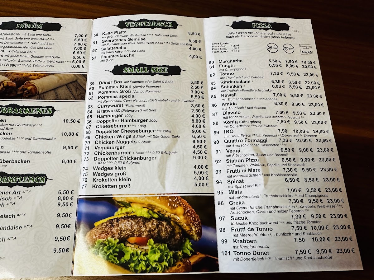 Kebab Station Menu 4
