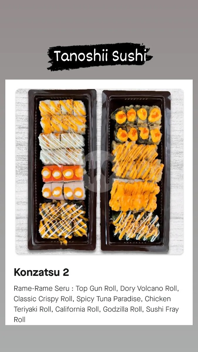 Tanoshii Sushi Kuliner Jatiuwung Menu 5