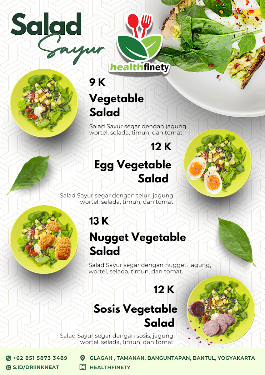 Kedai Drink N Eat Menu 1