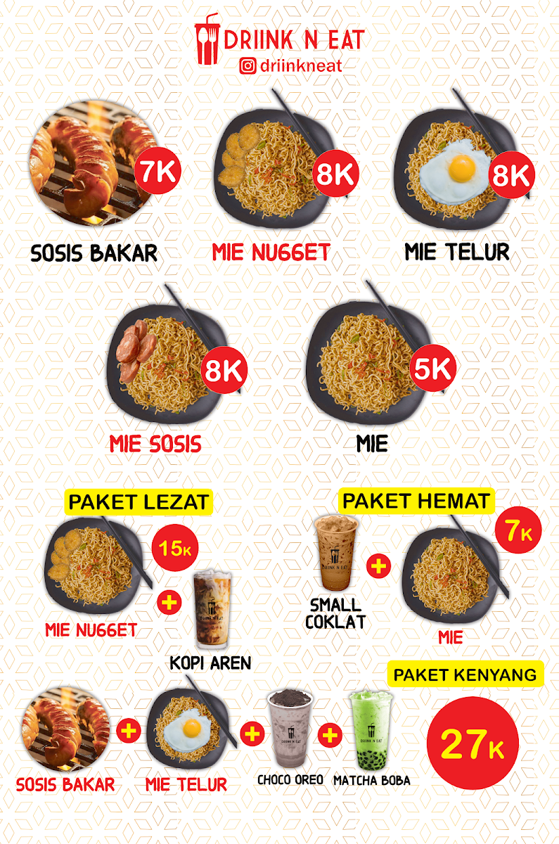 Kedai Drink N Eat Menu 2