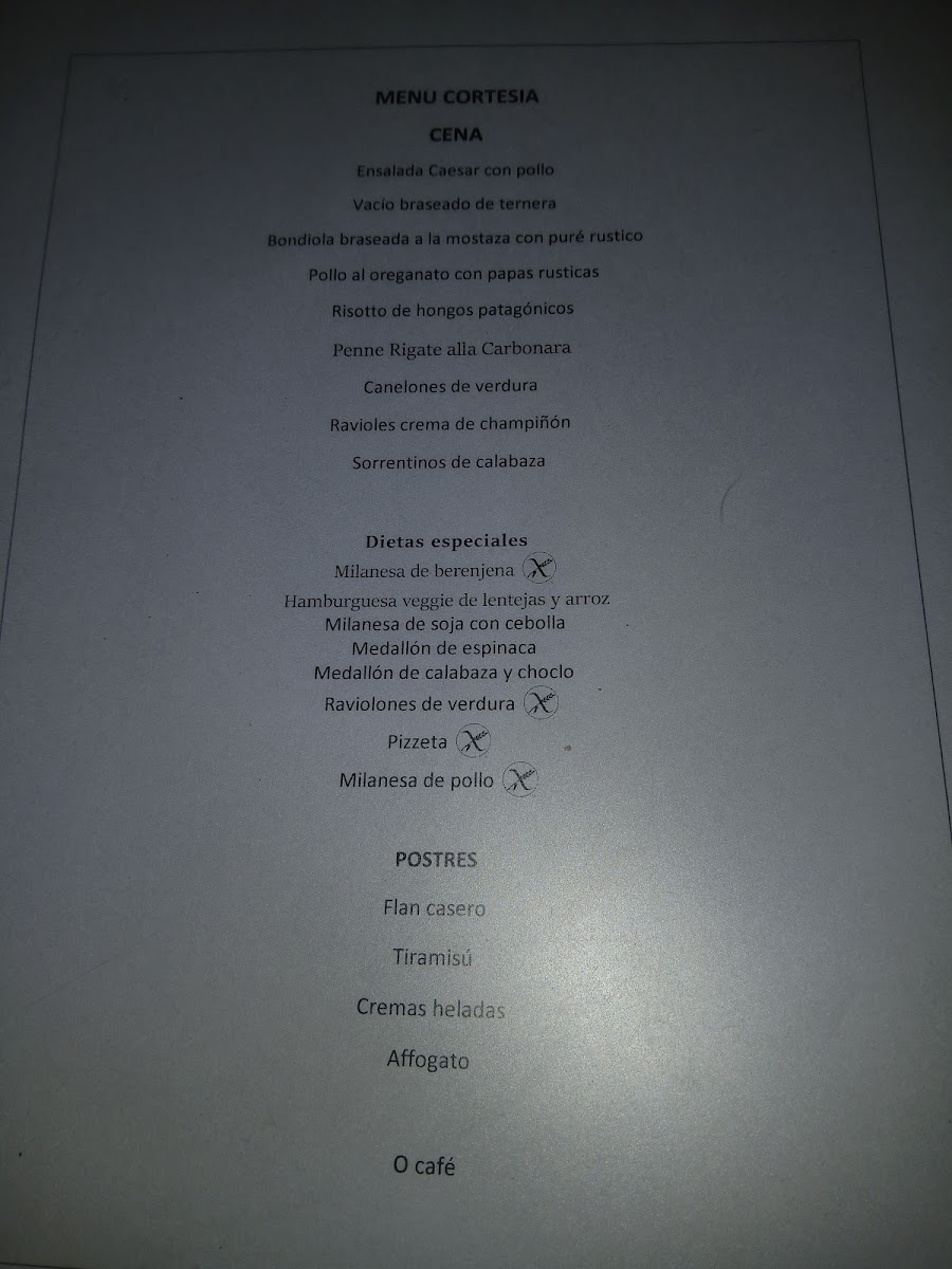 Restaurante 1779 Menu 1