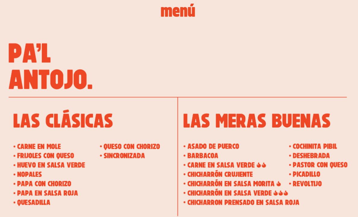 Doña Tota Soriana El Palmar Coatzacoalcos Menu 1