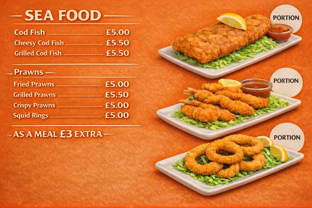 The Dutch Fishmen Chorlton Menu 3