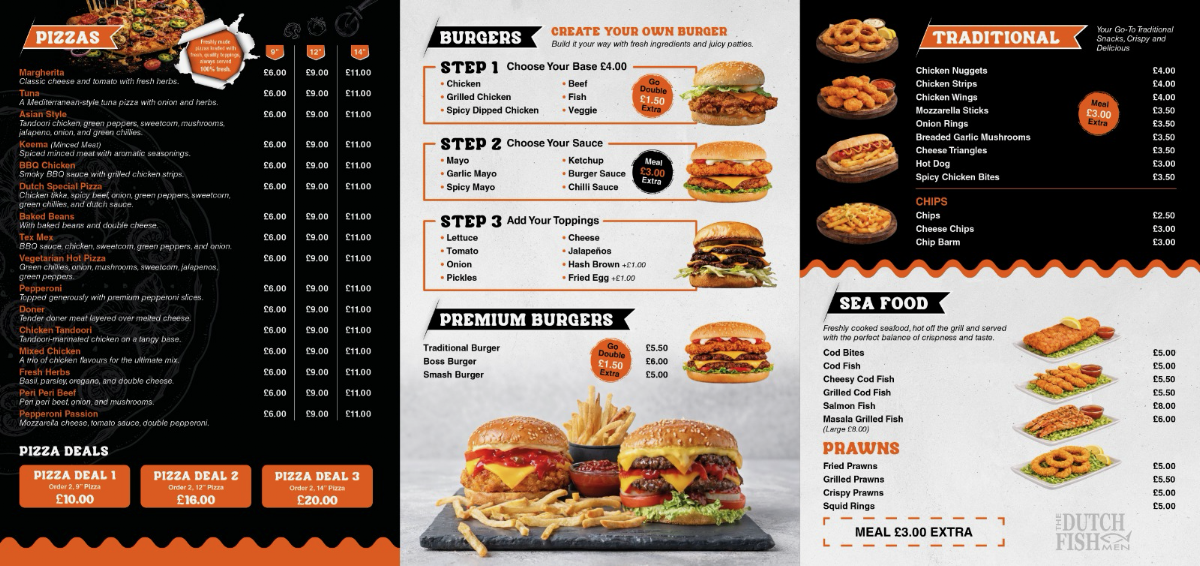 The Dutch Fishmen Chorlton Menu 8