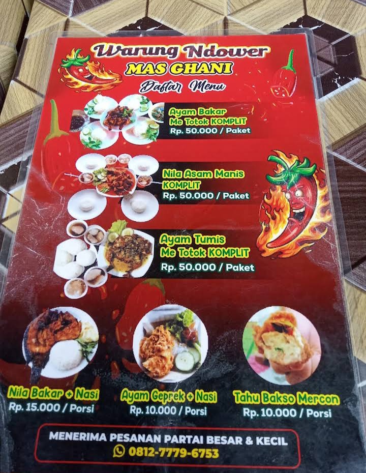 Warung Ndower Mas Ghani Menu 10