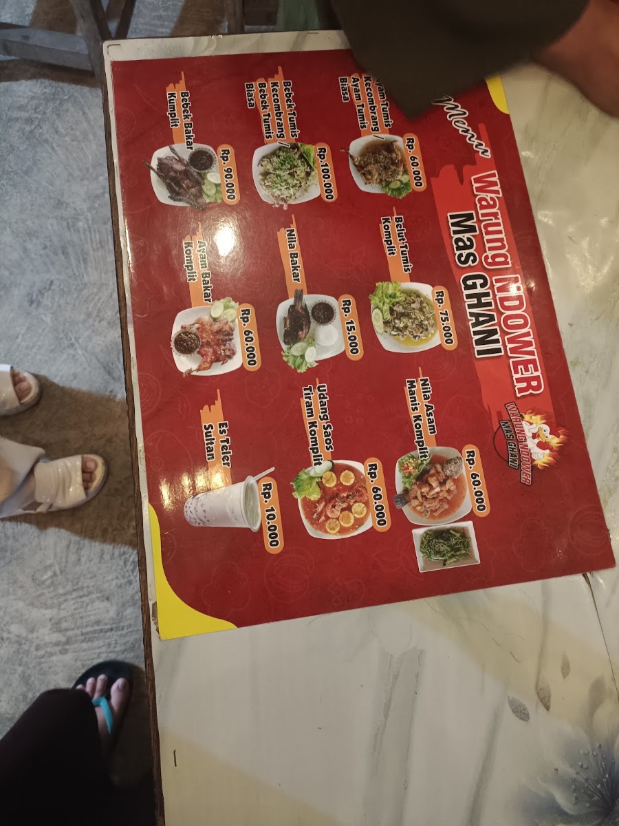 Warung Ndower Mas Ghani Menu 4