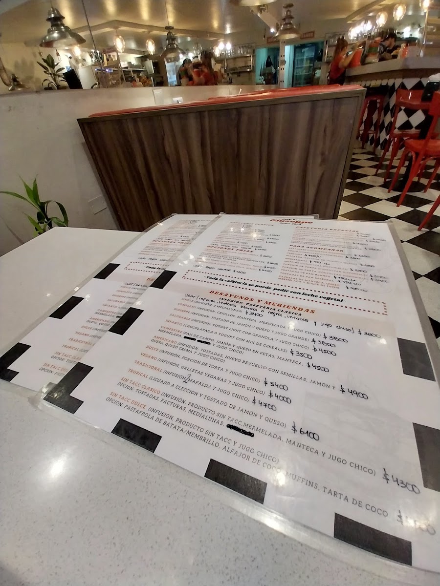 Giuseppe Bar Menu 2