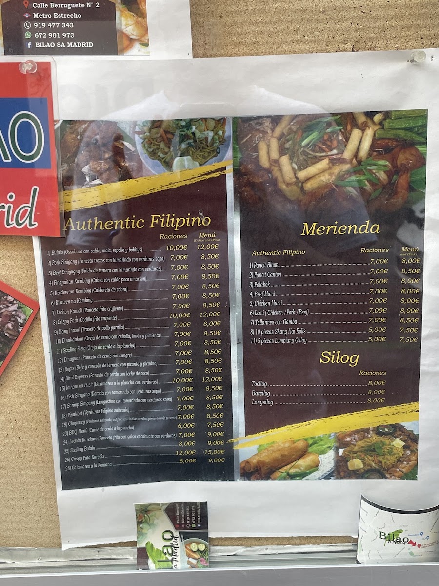 Bilao sa Madrid Menu 5