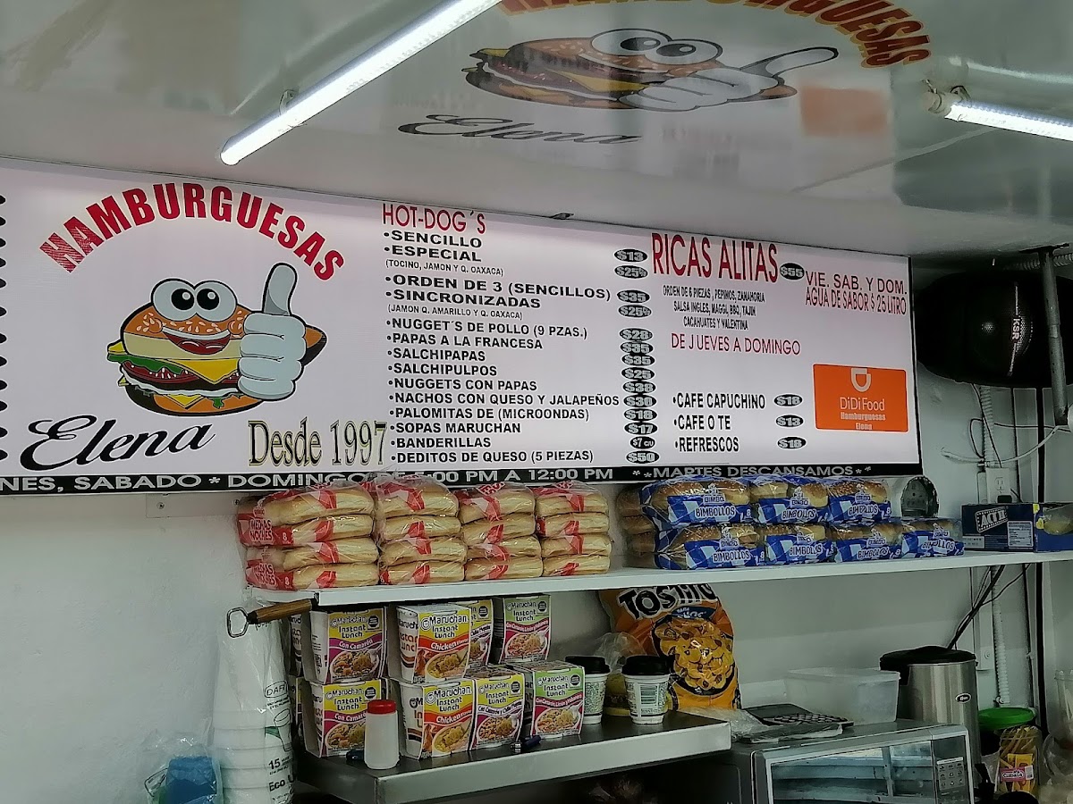 Hamburguesas 'Edgar y Elena' Menu 1