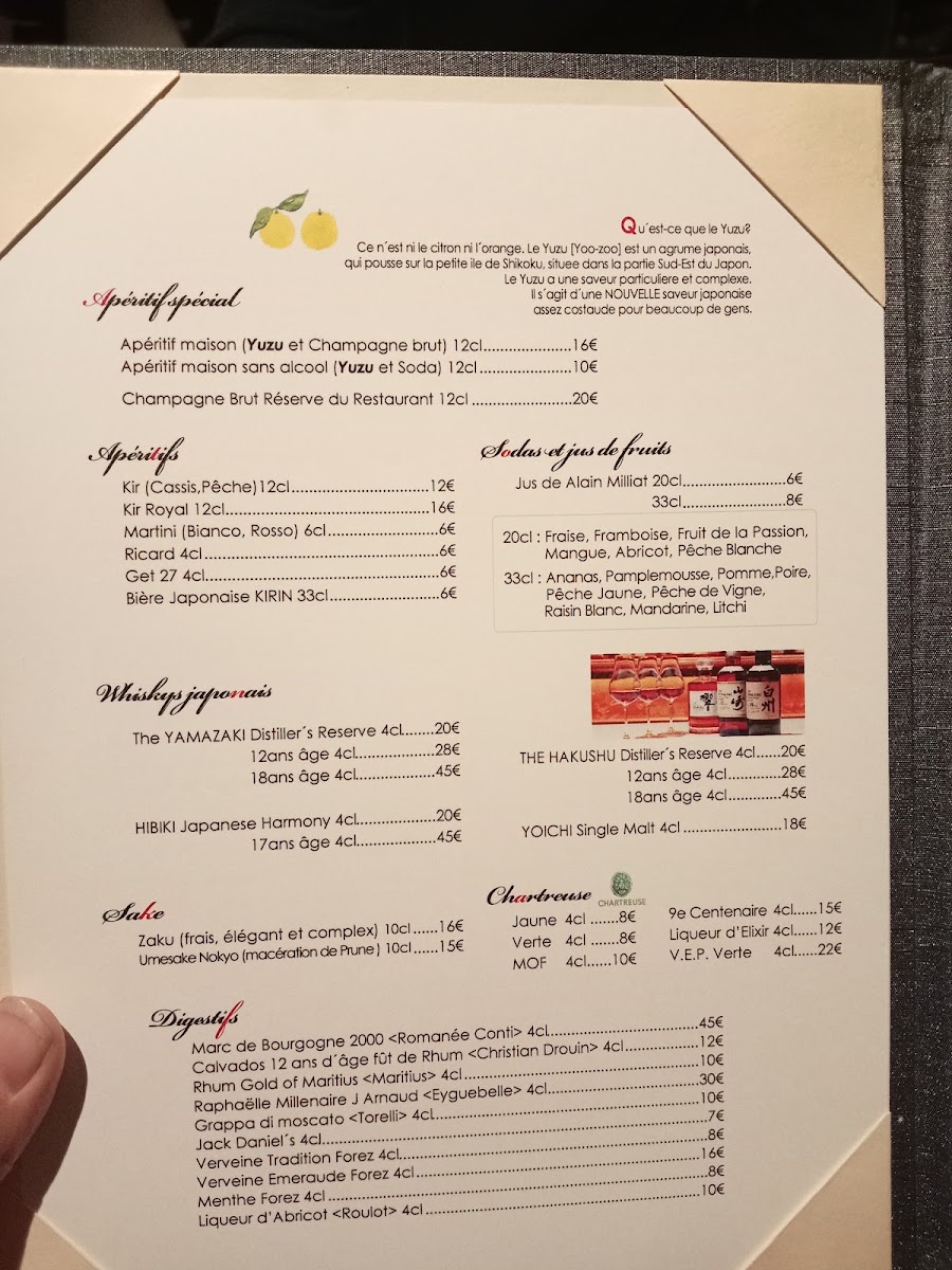 Au 14 Février Menu 2