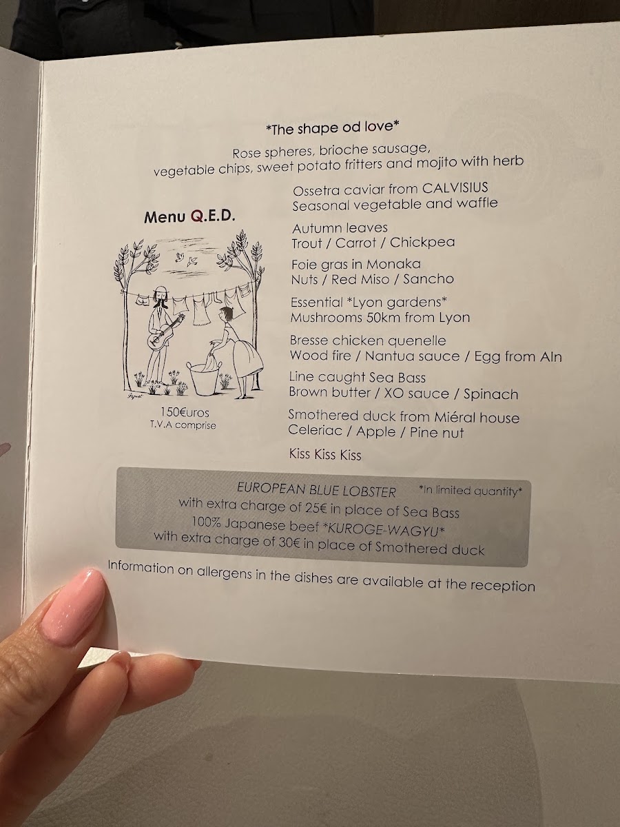 Au 14 Février Menu 3