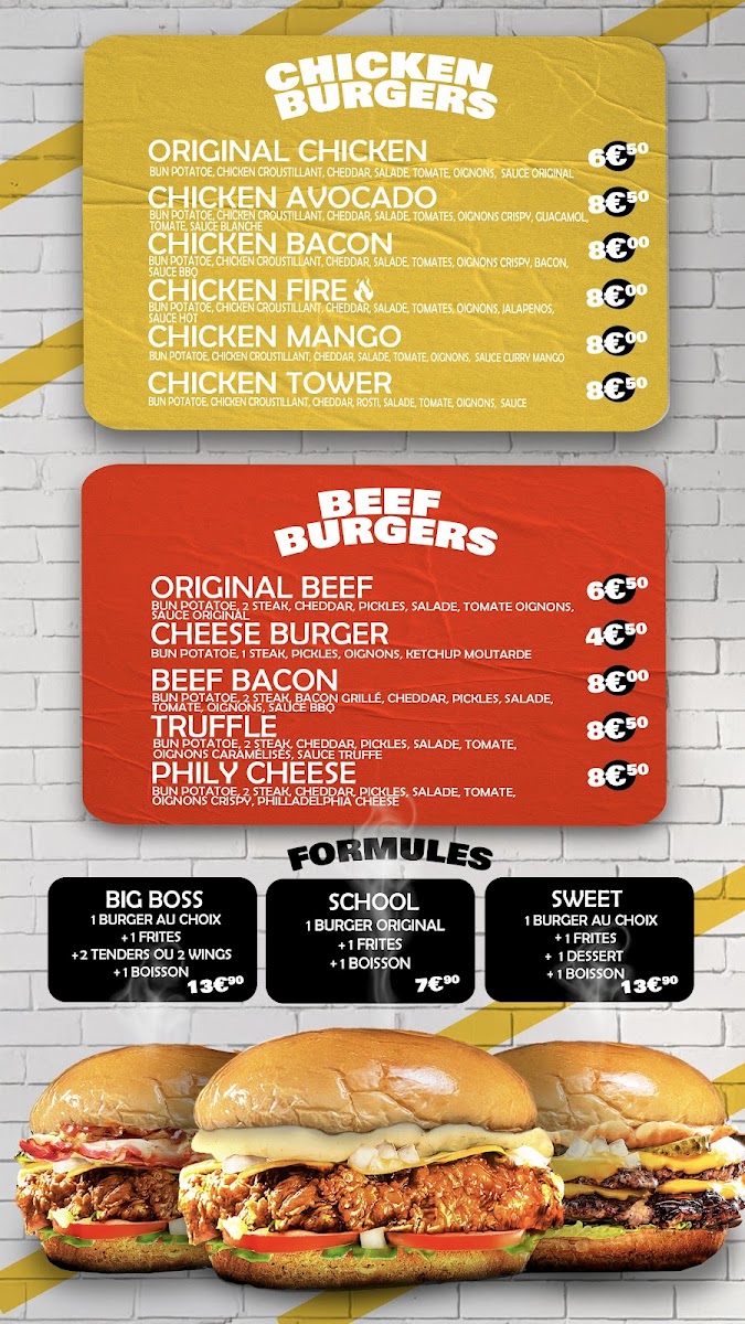 Chicken Vibes Menu 3