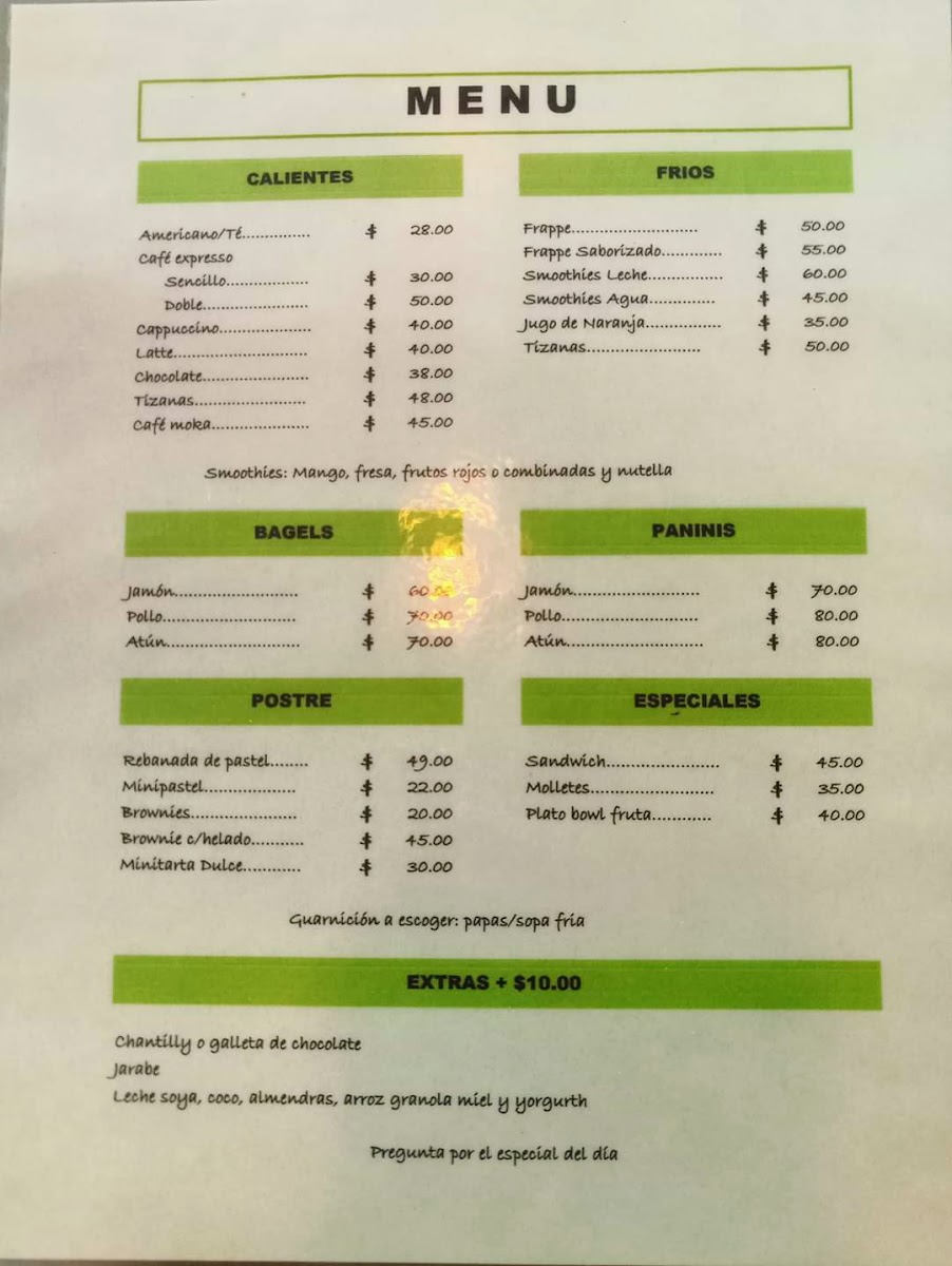 CAFE DELIZZZ Menu 1