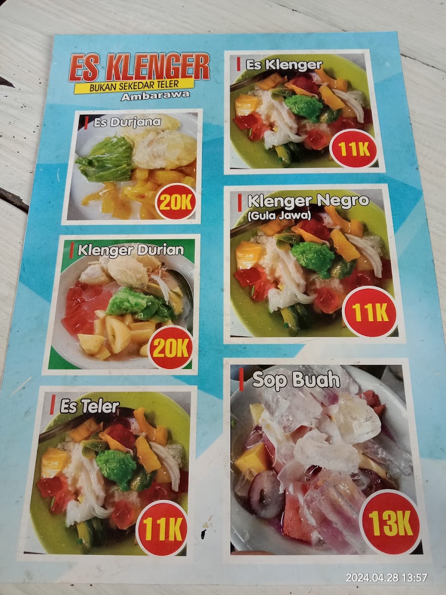 ES KLENGER Menu 2