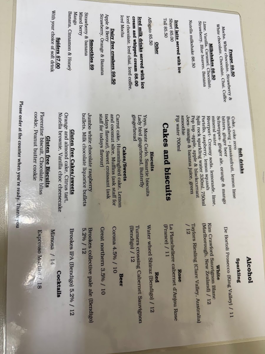 The Green Olive Menu 4