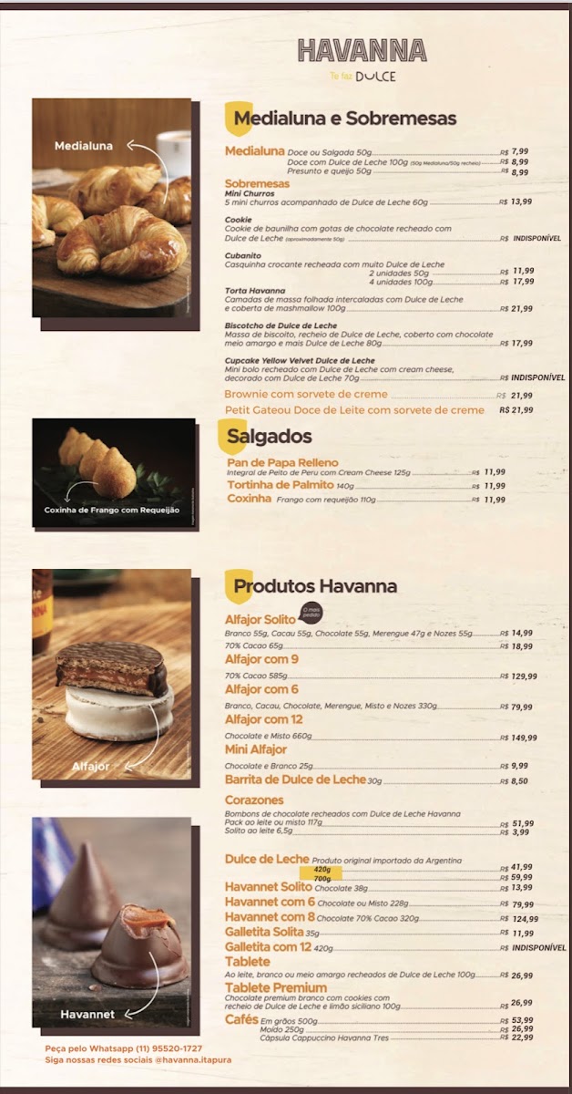 Havanna Café - Itapura Menu 2