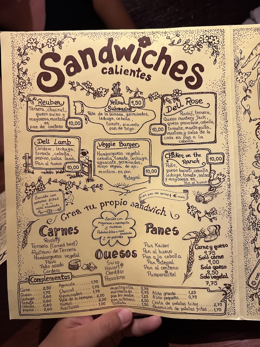Yellow Deli Donostia Menu 6