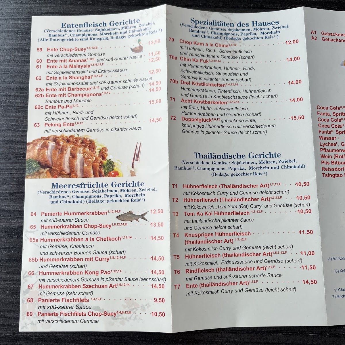 China Express Menu 4