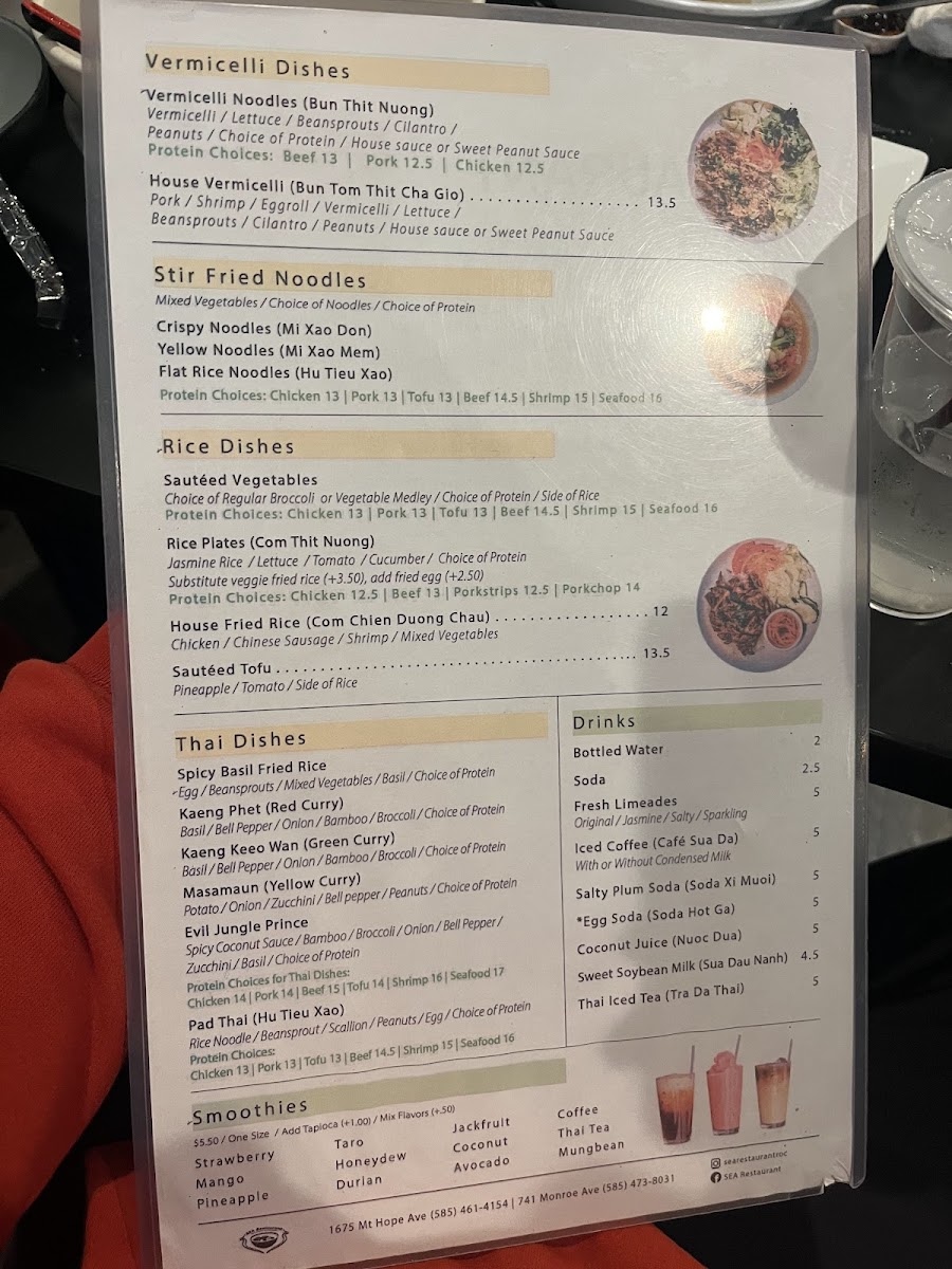 SEA Restaurant Menu 10