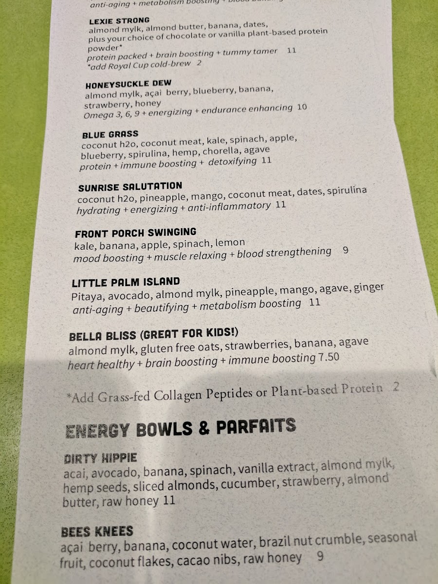 Southern Pressed Juicery Menu 8