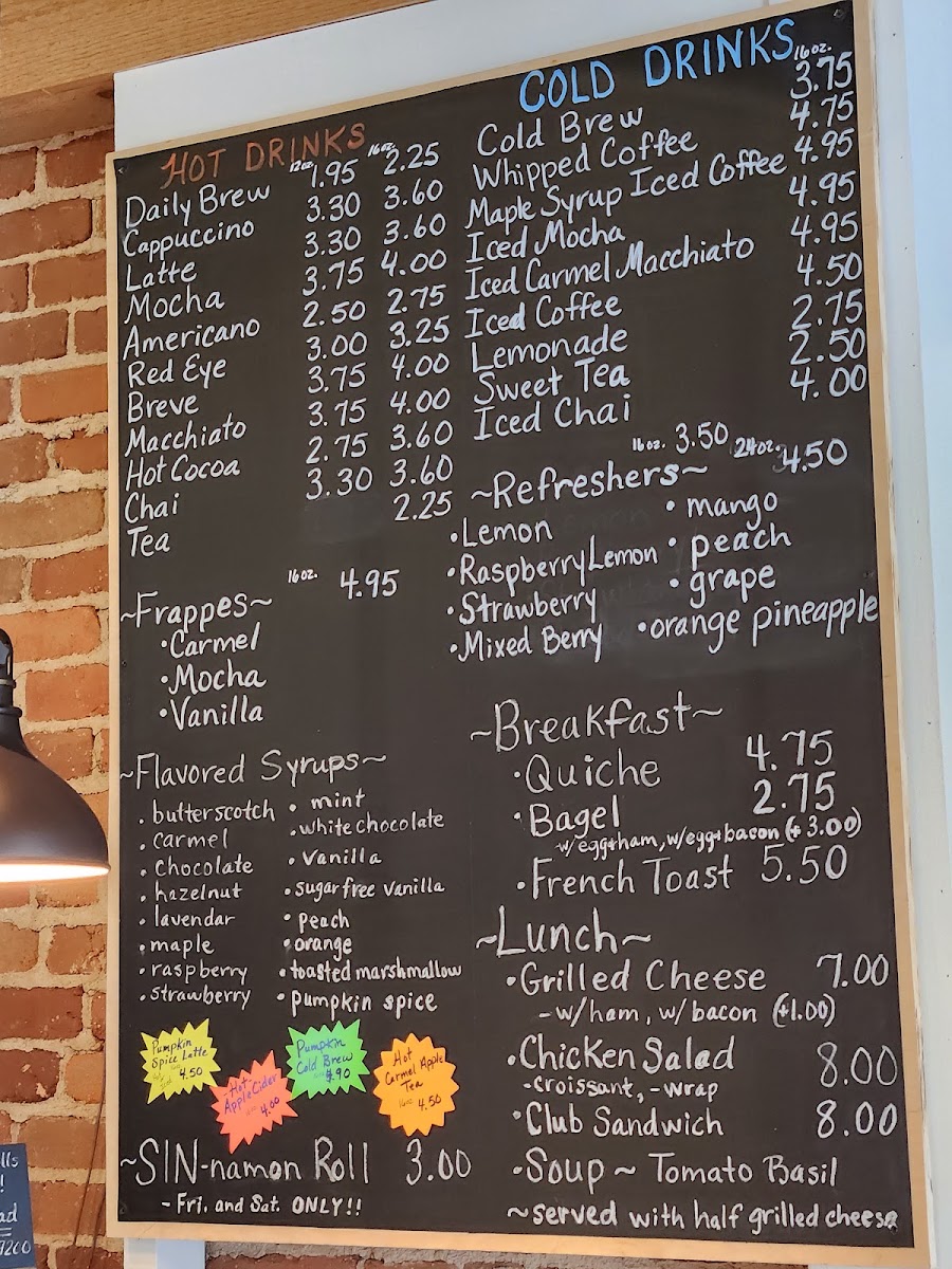The Bread Box/Coffee Shop Menu 3