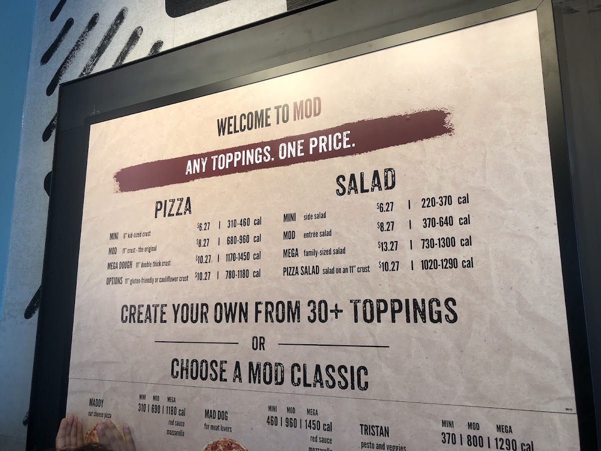 MOD Pizza Menu 10