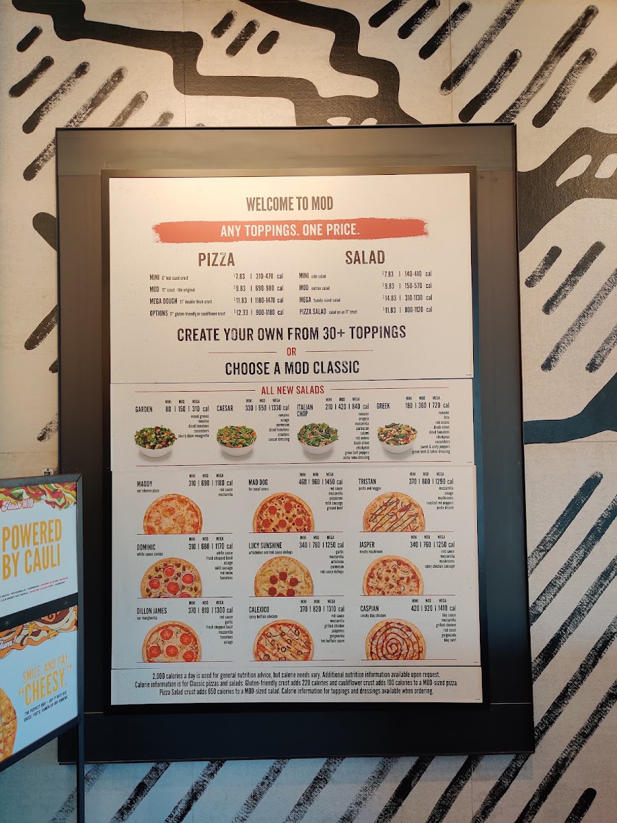 MOD Pizza Menu 5