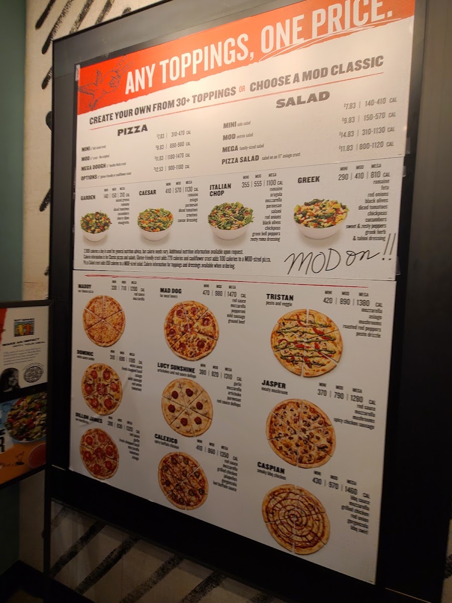 MOD Pizza Menu 6