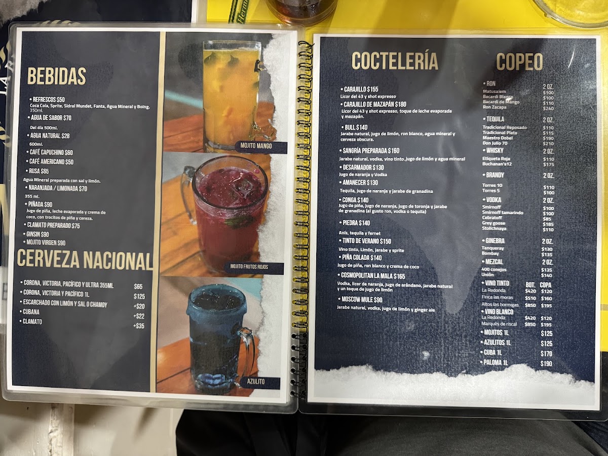 La Buena y La Mala Mariscos Menu 2