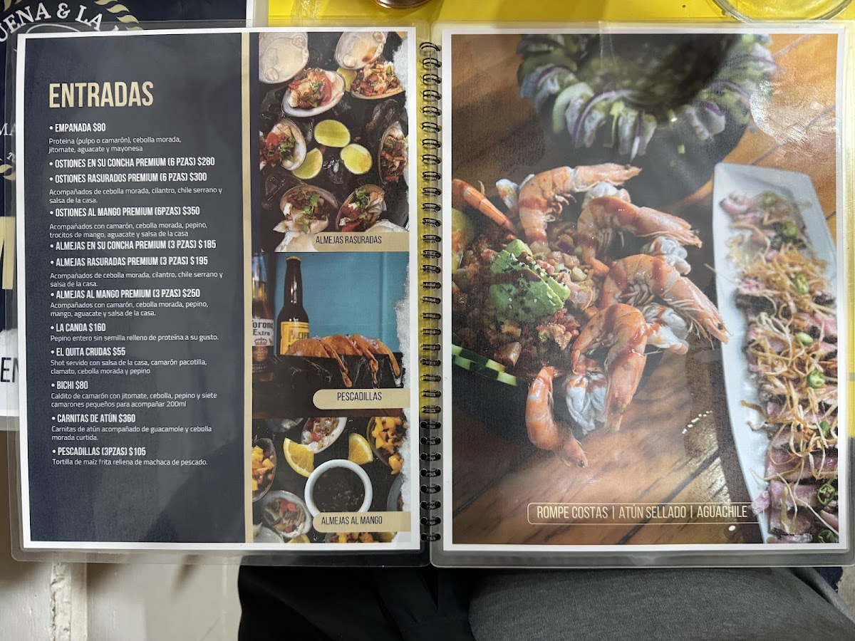 La Buena y La Mala Mariscos Menu 3