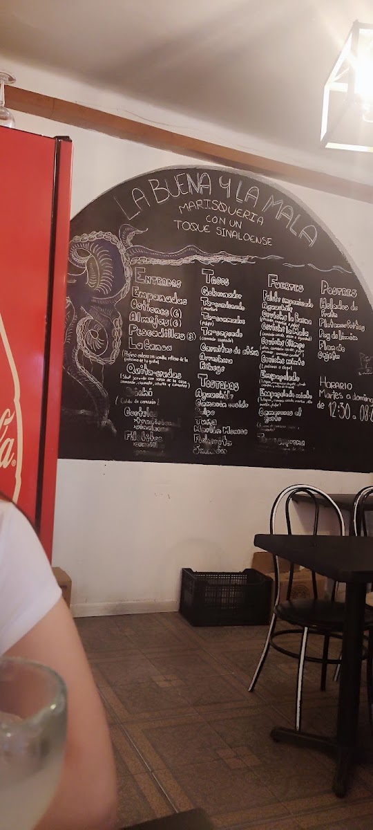 La Buena y La Mala Mariscos Menu 5