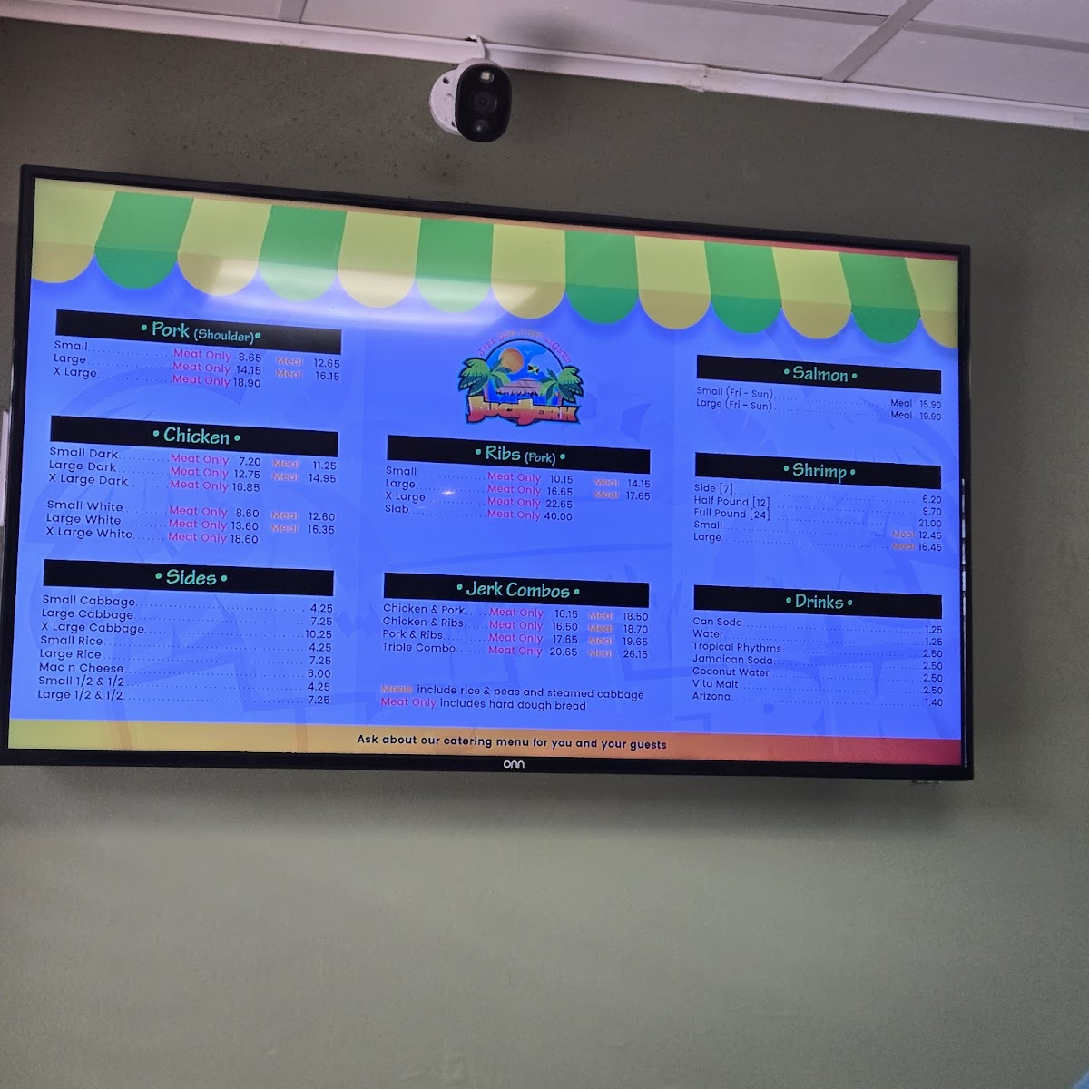 Juci Jerk Menu 2