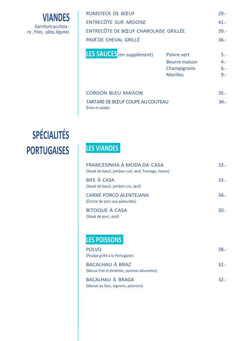 Le Nautica Menu 1