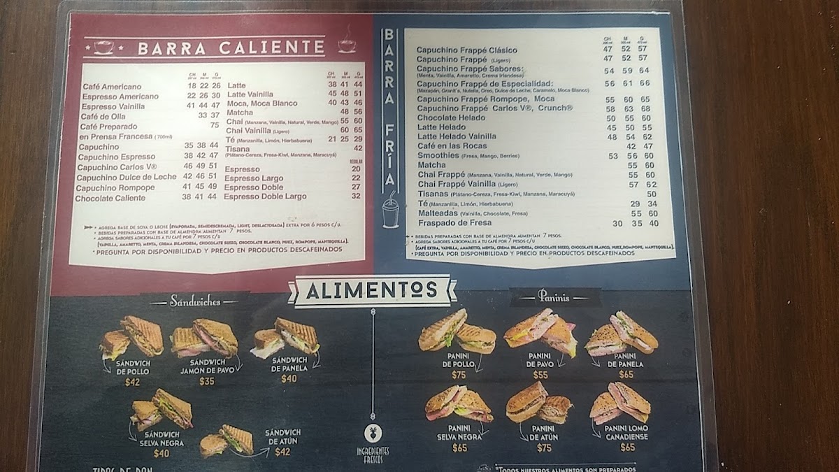 Café La Flor De Córdoba Menu 3