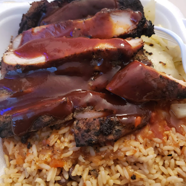 Spicy Jerk Chicken with Cabbage