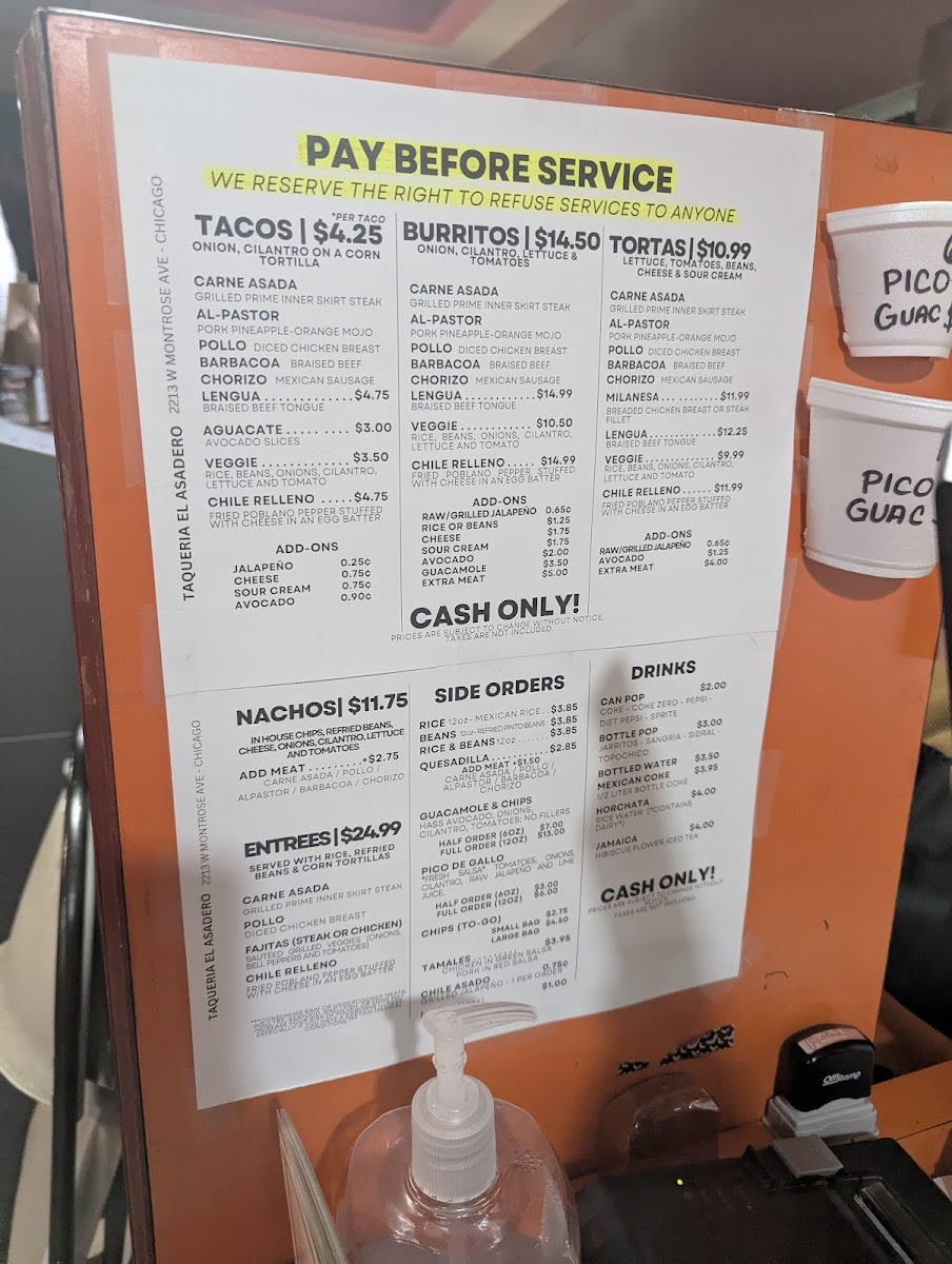 Taqueria El Asadero Menu 4