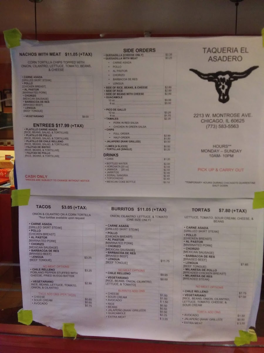 Taqueria El Asadero Menu 8