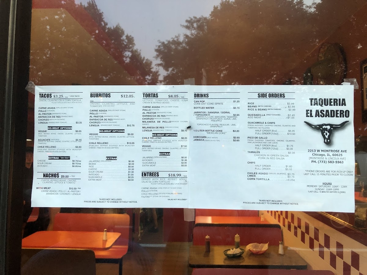 Taqueria El Asadero Menu 9