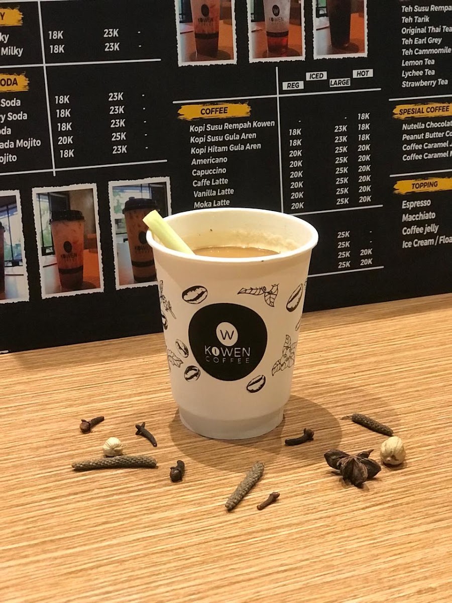 Kowen Coffee Way Kandis Menu 3