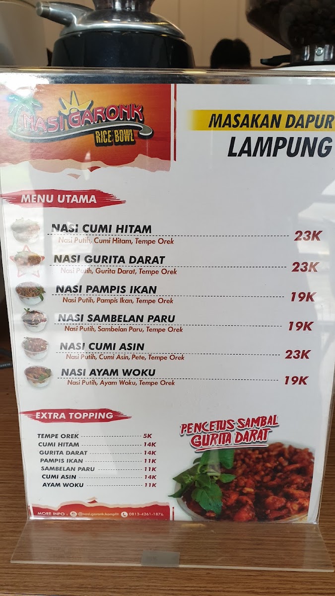 Kowen Coffee Way Kandis Menu 4
