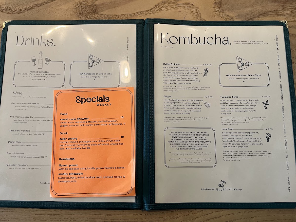 HEX Superette Menu 3