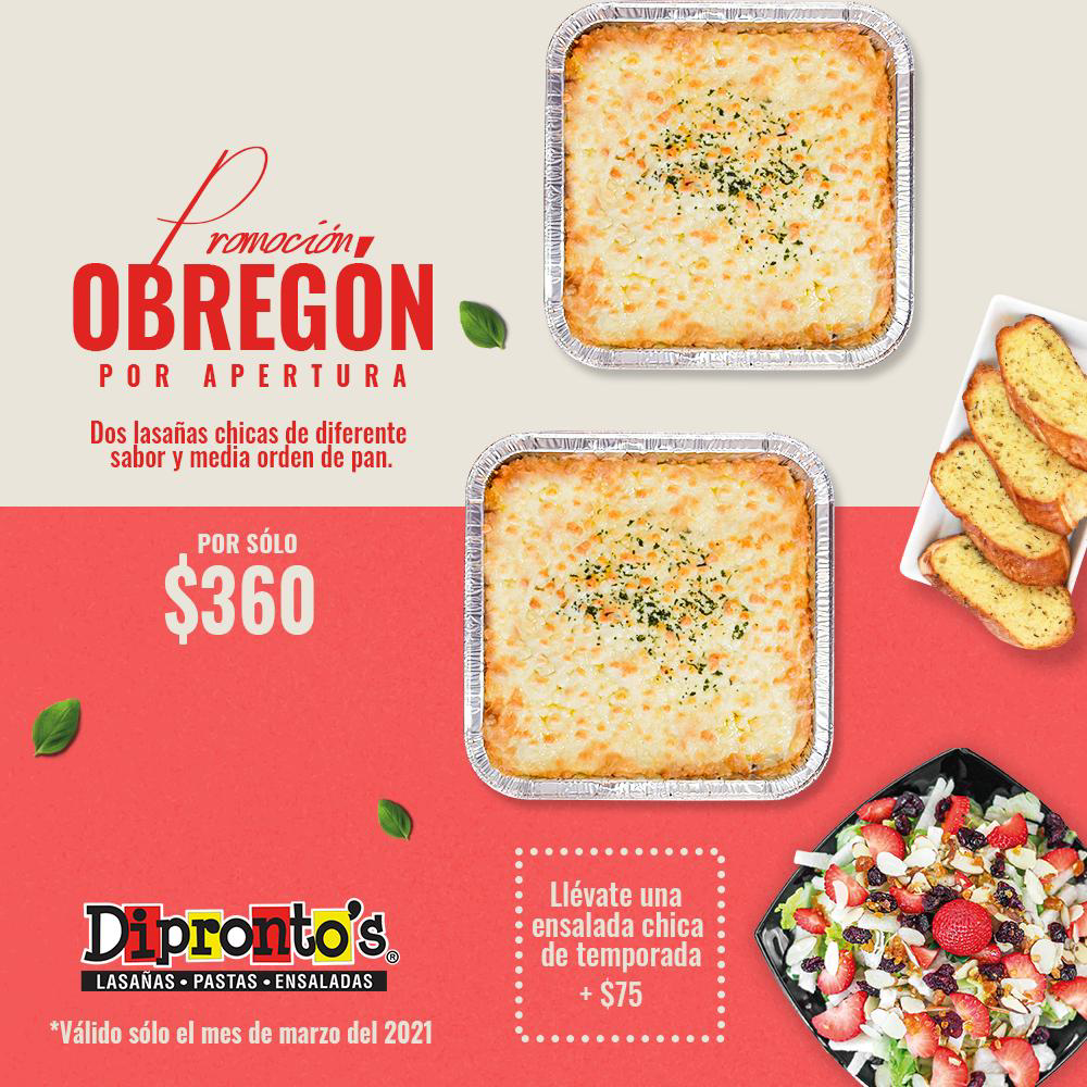 Dipronto's Menu 2