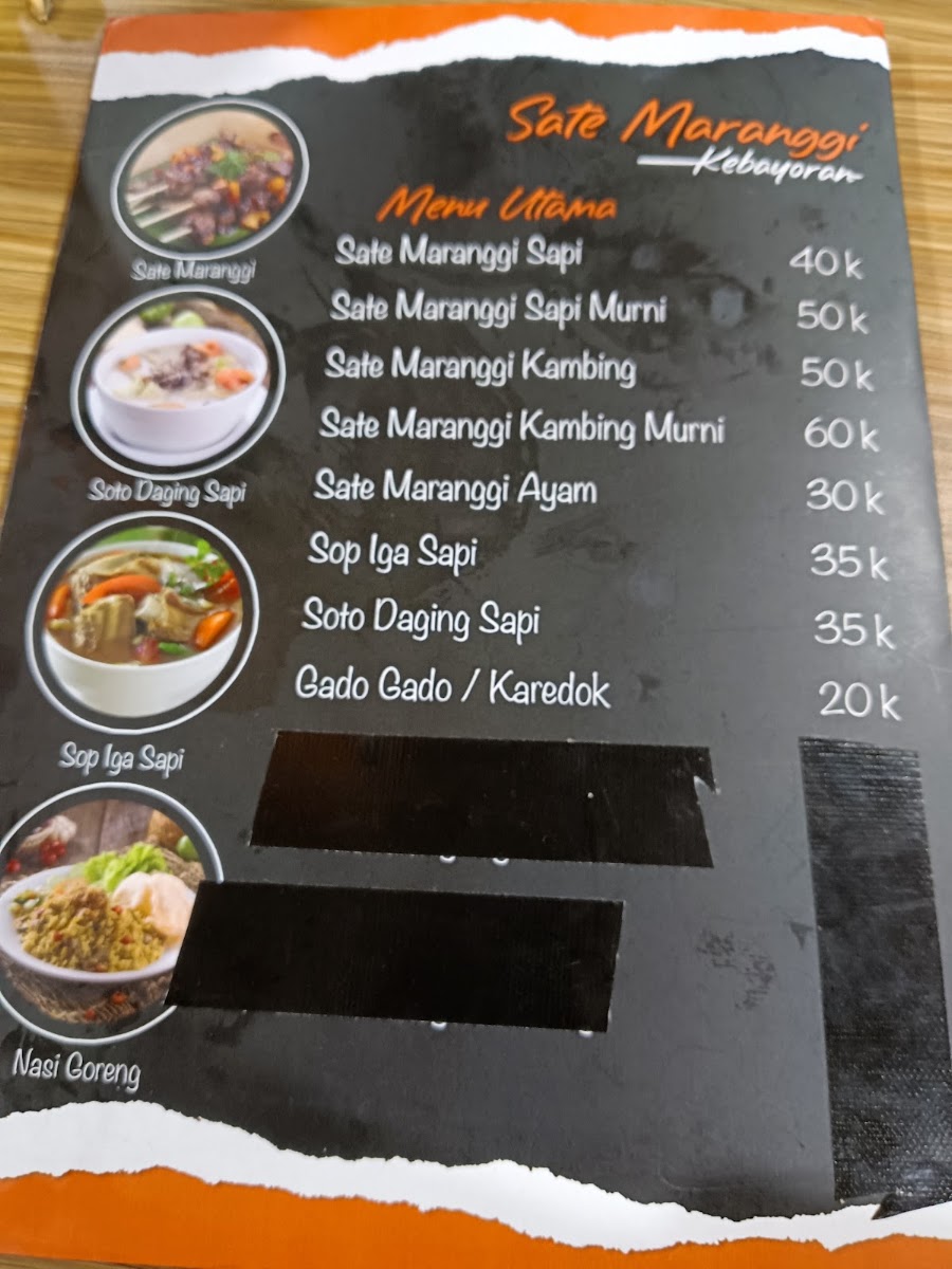 Sate Maranggi Kebayoran Menu 5