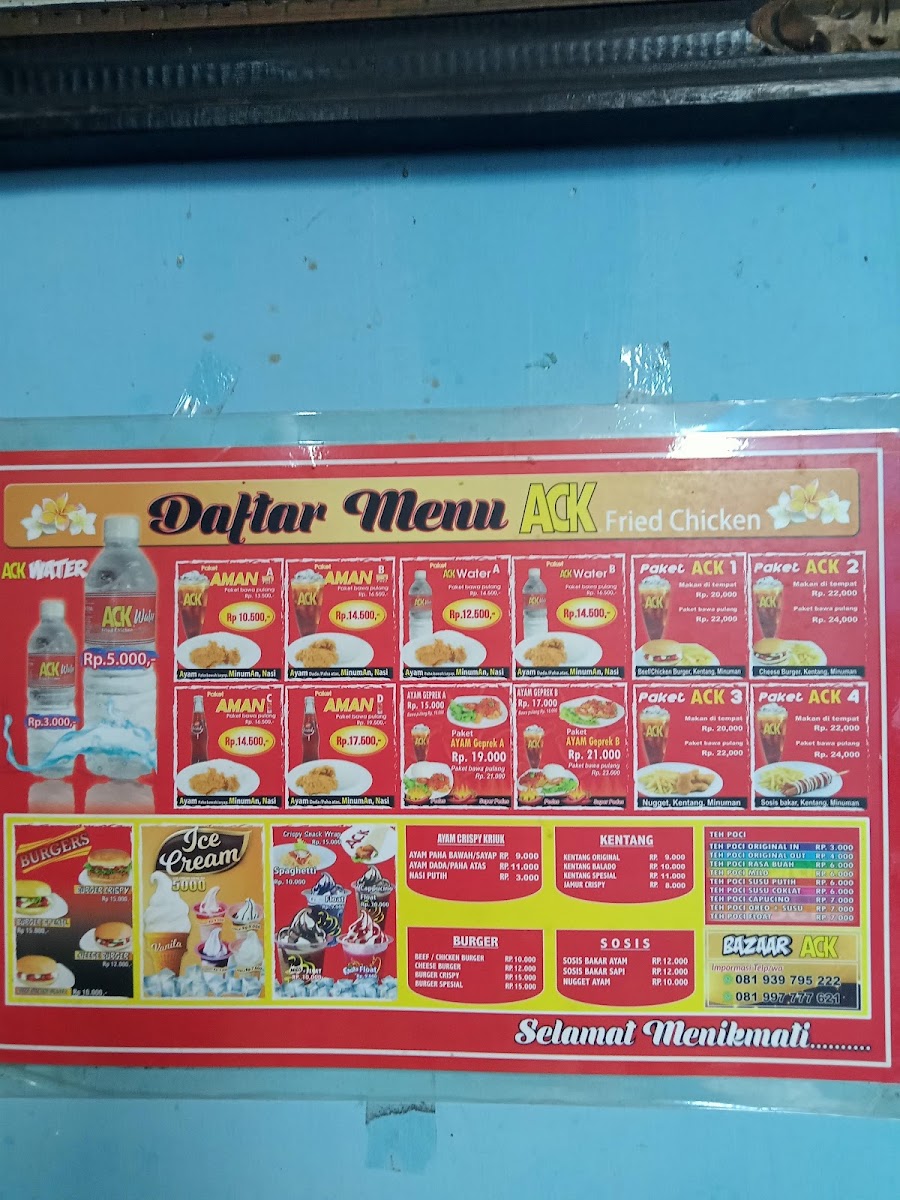 WAKAR MART Menu 1